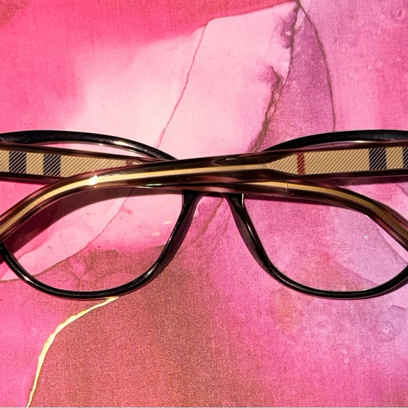 Burberry Black and Beige Glasses